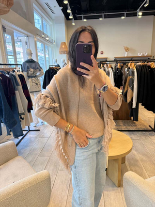 Scarf Cashmere Sweater