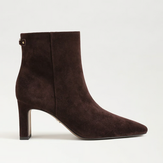 Saige Suede Cafe Noir Bootie