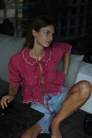 Ana Tie Blouse