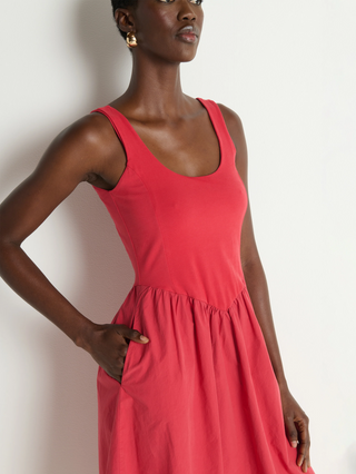 Fiona Dress Heartbeat Red