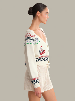 Marina nautical bttn front cardi