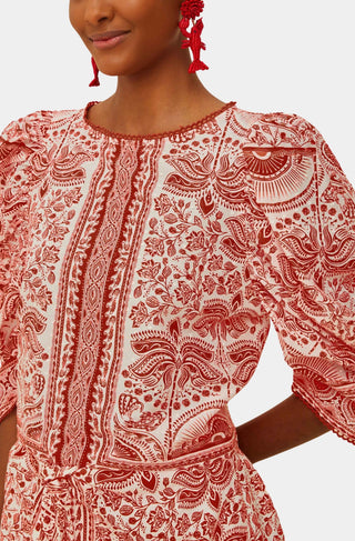 River Ride Red Blouse