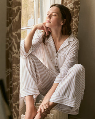 Olivia Wide Leg Pima Pajama