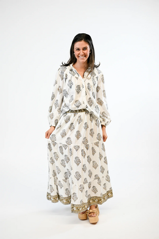 Lana Skirt - Antique Bloom
