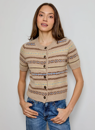 Short Sleeve Fairisle Cardi