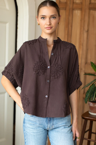 Mandarin Collar Top