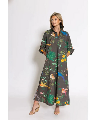 Ruthie Long Dress Feather Frolic