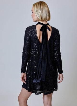 Sequin dress black