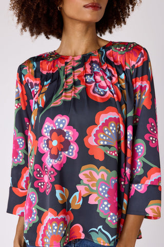 Edie Top Cosmic Floral