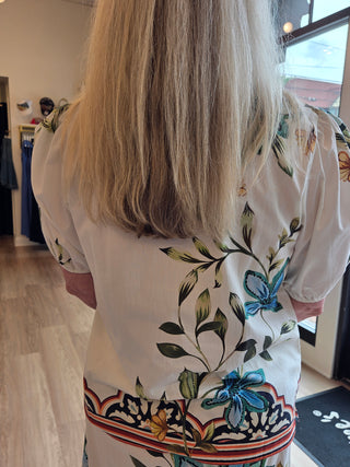 Kai Top Ivory Bloom