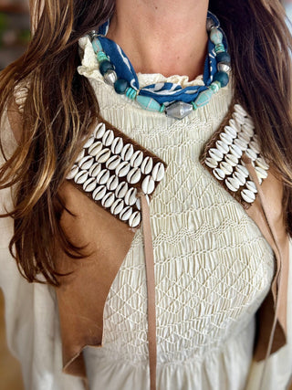 Beaded Bandana Necklace