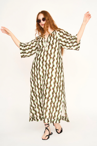 Faro Caftan Chocolate Mint Hopscotch