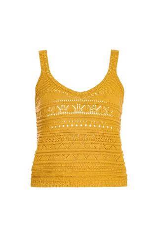 Iris Crochet Top - Marigold
