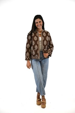 Sylvie Jacket | Toffee Bloom