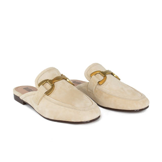 Beige Loafers - Suede