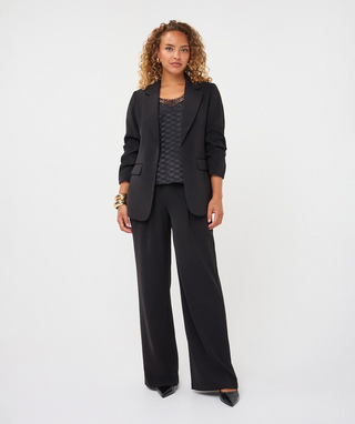 Blazer 3/4 Sleeve Black