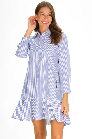 Iris Drop Waist Shirt Dress