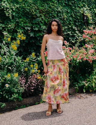 Taylor Wrap Skirt Modern Dandy	Liberty Print