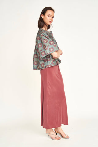Kerala Blouse Mallard Coeur