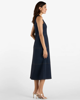 Blake Dress Navy Saddle
