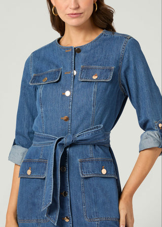 Virgo Dress Washed Denim