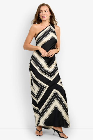 Chianti Dress Almond/Black