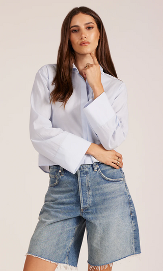 Kyle Crop Button Up