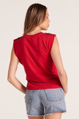 Epaulet Tank - Lava