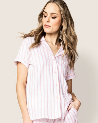 Luxe Pima Stripe Short Set