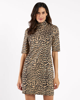 Grace Dress Cheetah Gold