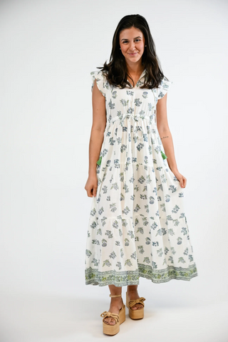 Shiloh Dress - Sepia Vine