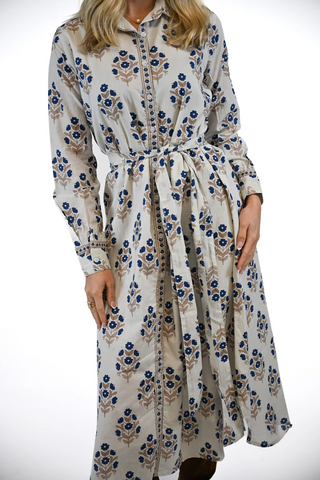 Marit | Azure Bloom Dress