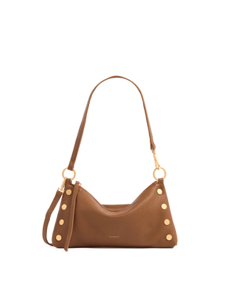 Kyle - Mahogany Pebble/Brushed Gold/Red Zip