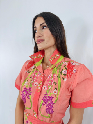 Chelsea Shirtdress Hyacinth Pink Ombre